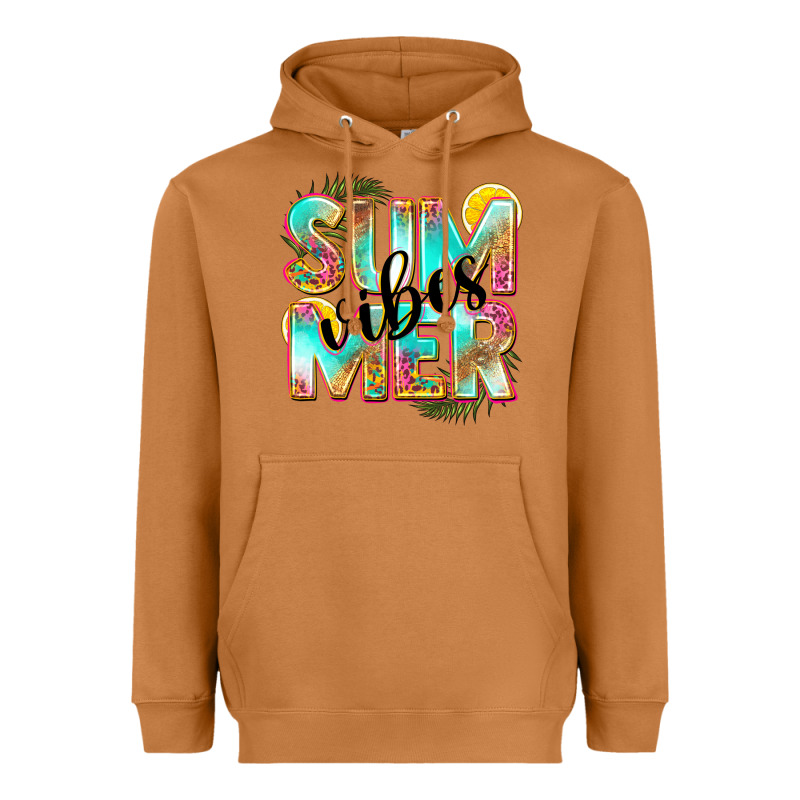 Summer Vibes Heavyweight Hoodie by NancyCooperArtShop | Teevron