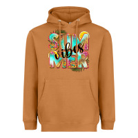 Meerkat summer vibes Heavyweight Hoodie - NancyCooperArtShop