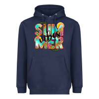Navy summer vibes Heavyweight Hoodie - NancyCooperArtShop