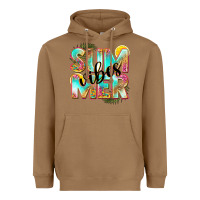 Toasted Coconut summer vibes Heavyweight Hoodie - NancyCooperArtShop