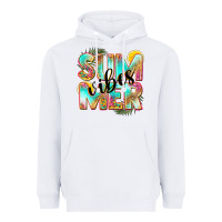 White summer vibes Heavyweight Hoodie - NancyCooperArtShop
