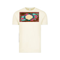 Vintage Arctic western pink flovers leopard serape   license plate template Vintage Tee - BarkalooDesign