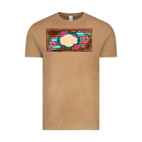 Vintage Camel western pink flovers leopard serape   license plate template Vintage Tee - BarkalooDesign