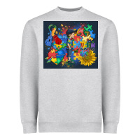 Heather Grey autism awareness Heavyweight Sweatshirt - MaliasSmallBusiness