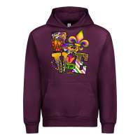 Mauve Wine louisiana map love Urban Hoodie - OliviaCreatesArt