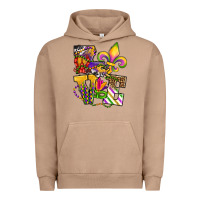 Pigment Burro louisiana map love Urban Hoodie - OliviaCreatesArt