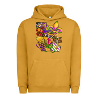 Pigment Peanut Butter louisiana map love Urban Hoodie - OliviaCreatesArt