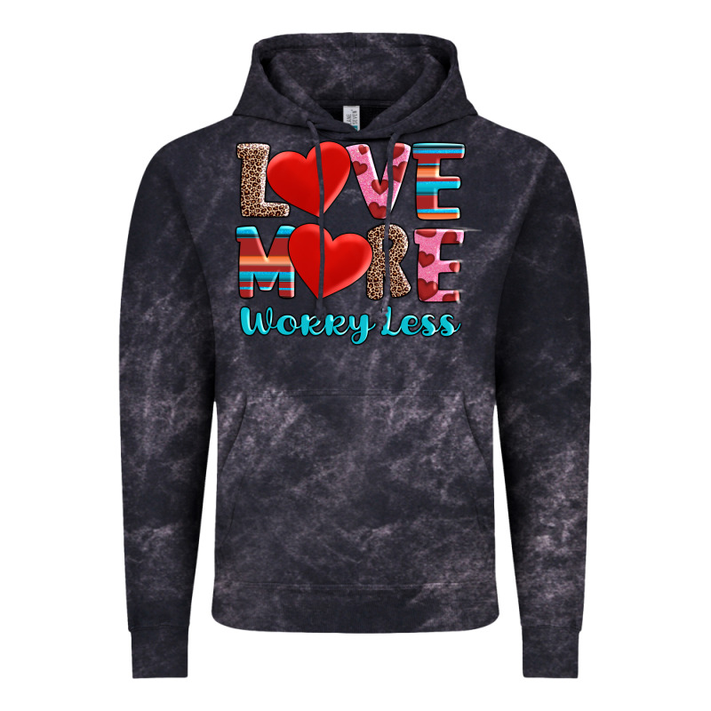 Love More Worry Less Vintage Hoodie by AdoDesignShop | Teevron