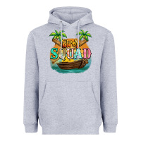 Heather Grey River squad Heavyweight Hoodie - NancyCooperArtShop