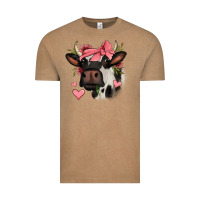 Vintage Coffee valentines day cow Vintage Tee - Jasminsmagicworld
