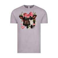 Vintage Zinc valentines day cow Vintage Tee - Jasminsmagicworld