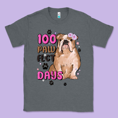 100 Days Of School Classic Tee Designed By Maliassmallbusiness