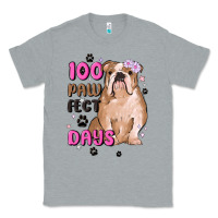 Heather Grey 100 days of school Classic Tee - MaliasSmallBusiness