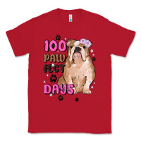 Red 100 days of school Classic Tee - MaliasSmallBusiness