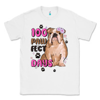 White 100 days of school Classic Tee - MaliasSmallBusiness
