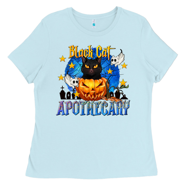 Black Cat Apothecary Ladies Tee by texasbilliewilder | Teevron