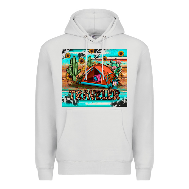 Traveler Tumbler Premium Hoodie by JahusDesignShop | Teevron