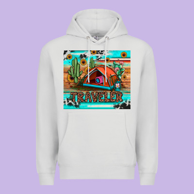 Traveler Tumbler Premium Hoodie Designed By Jahusdesignshop