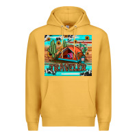Mustard traveler tumbler Premium Hoodie - JahusDesignShop