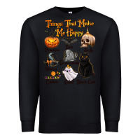 Black Things That Make Me Happy Premium Sweatshirt - texasbilliewilder
