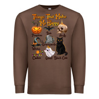 Chestnut Things That Make Me Happy Premium Sweatshirt - texasbilliewilder