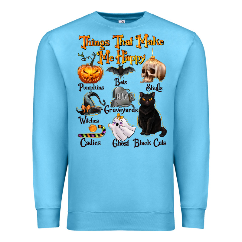 Things That Make Me Happy Premium Sweatshirt by texasbilliewilder | Teevron