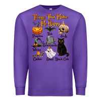 Purple Things That Make Me Happy Premium Sweatshirt - texasbilliewilder