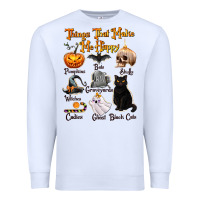 White Things That Make Me Happy Premium Sweatshirt - texasbilliewilder