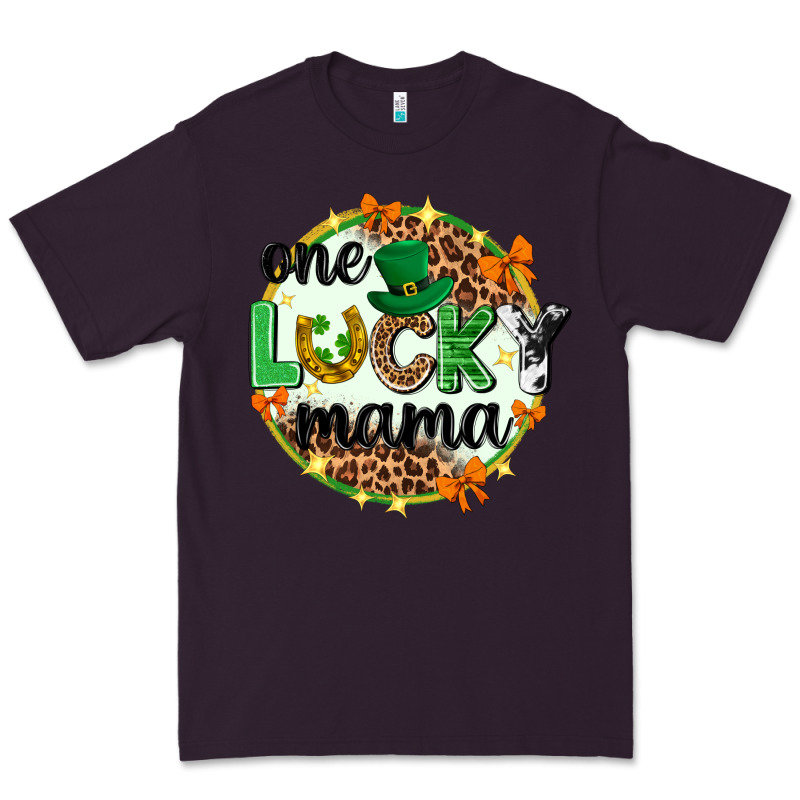 One Lucky Mama  St. Patricks Day Premium Tee by Neo Western | Teevron
