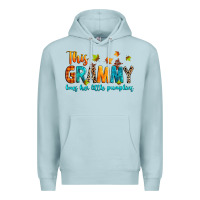 Blue Mist customized this grammy loves her little pumpkins Premium Hoodie - texasbilliewilder