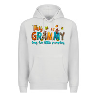 Dove Grey customized this grammy loves her little pumpkins Premium Hoodie - texasbilliewilder