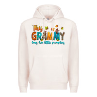 Pale Pink customized this grammy loves her little pumpkins Premium Hoodie - texasbilliewilder