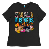 Black small business hustler Ladies Tee - Zillion Design Studio