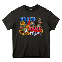 Asphalt Proud army mom 4th of july Heavy Core Tee - CowGirlArtShop