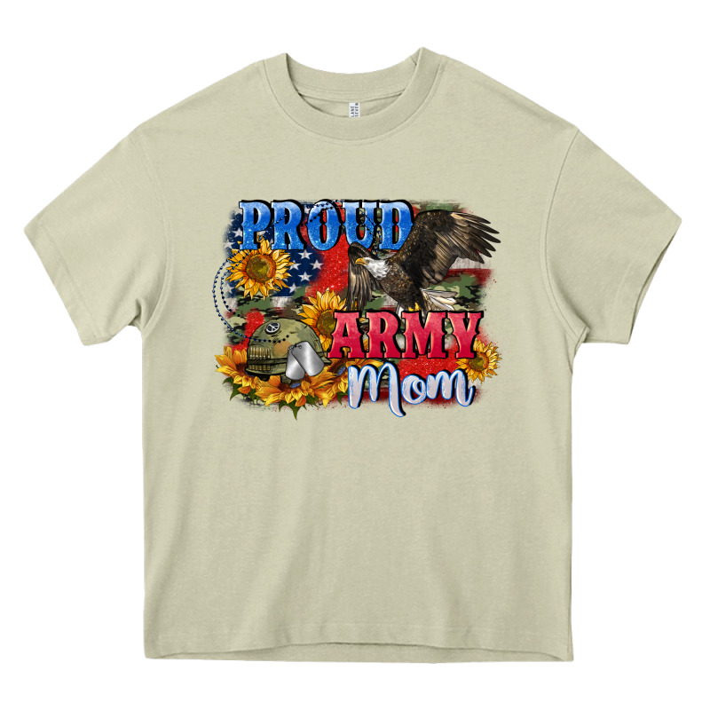 Proud Army Mom 4th Of July Heavy Core Tee by CowGirlArtShop | Teevron