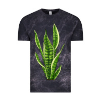 Cloud Black snake plant Vintage Tee - LillyAllenDesigns