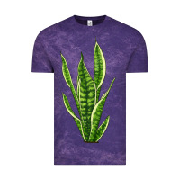 Cloud Purple snake plant Vintage Tee - LillyAllenDesigns