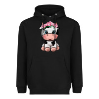 Cute Cow Heavyweight Hoodie | Teevron