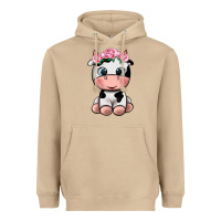 Mushroom cute cow Heavyweight Hoodie - texasbilliewilder