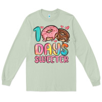 Matcha 100 days sweeter Long Sleeve Tee - MaliasSmallBusiness