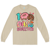 Mushroom 100 days sweeter Long Sleeve Tee - MaliasSmallBusiness