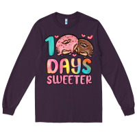Plum 100 days sweeter Long Sleeve Tee - MaliasSmallBusiness