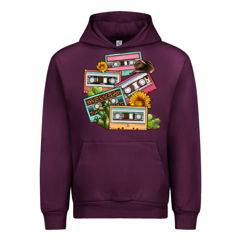 90s Country Caassette Tapes Urban Hoodie by OliviaCreatesArt | Teevron