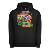 Pigment Black 90s country caassette tapes Urban Hoodie - OliviaCreatesArt