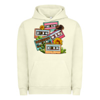 Pigment Pistachio 90s country caassette tapes Urban Hoodie - OliviaCreatesArt