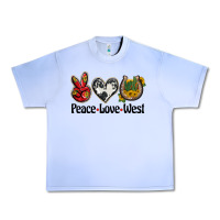 Grape Ice peace love west Urban Heavy Tee - BarkalooDesign