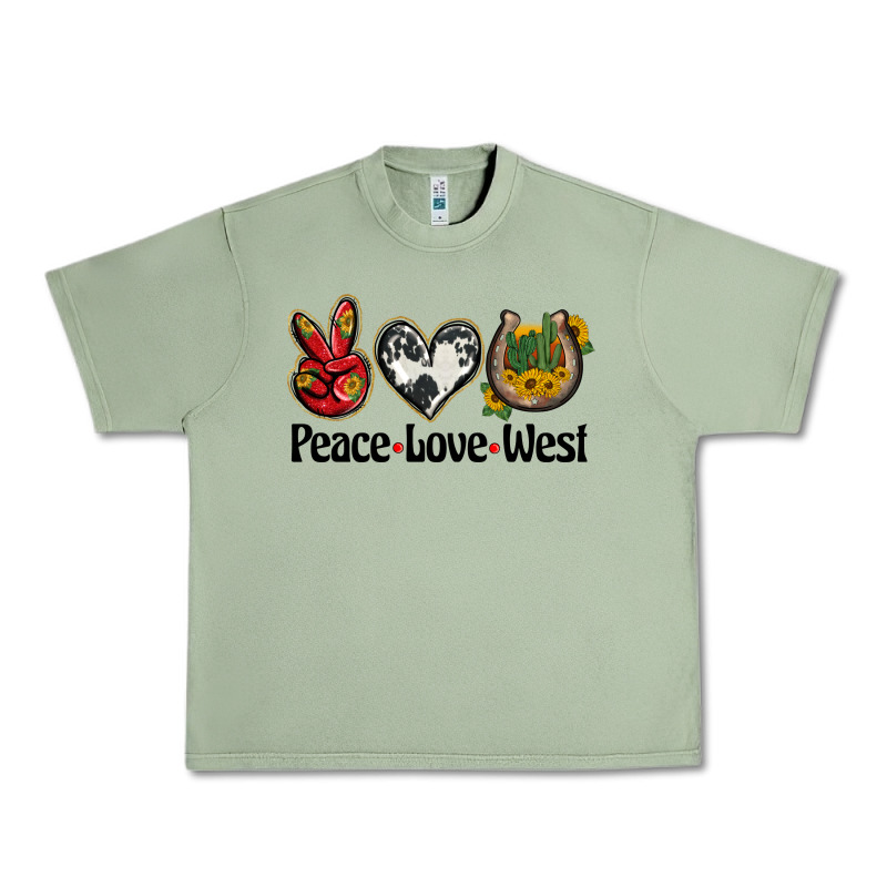 Peace Love West Urban Heavy Tee by BarkalooDesign | Teevron