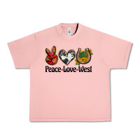 Salmon peace love west Urban Heavy Tee - BarkalooDesign