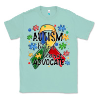 Seafoam autism listen learn advocate Classic Tee - MaliasSmallBusiness