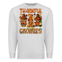 Dove Grey thankful for my gnomies Premium Sweatshirt - NancyCooperArtShop